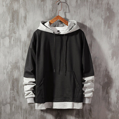 Two false hoodies with  loose hoodie