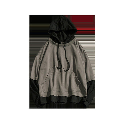 Two false hoodies with  loose hoodie