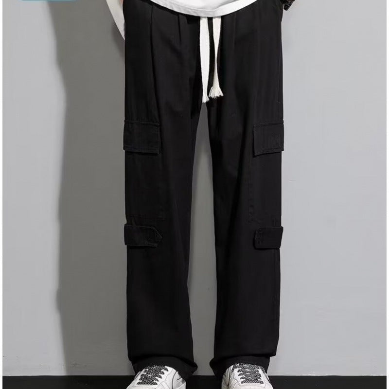 Men's Retro Loose Straight Casual Trousers