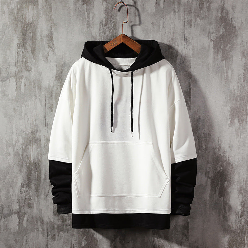 Two false hoodies with  loose hoodie